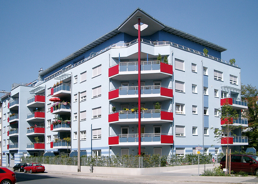 Wohnanlage mit 31 Wohneinheiten und Tiefgarage in Nürnberg, Grolandstraße